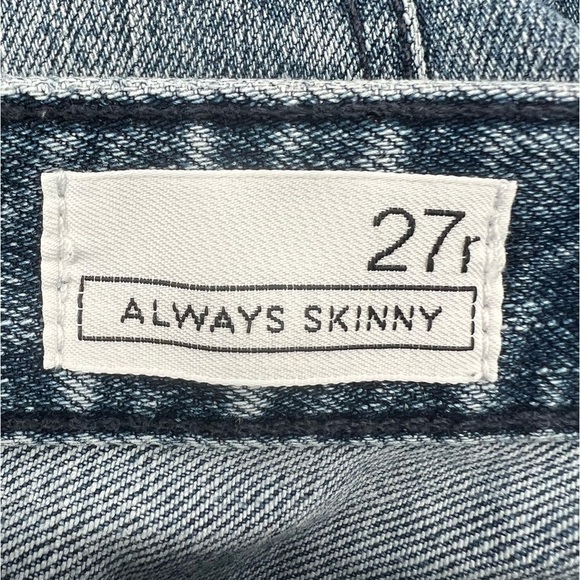 GAP Junior's 1969 Always Skinny Distressed Jeans Size 27 - Picture 4 of 7